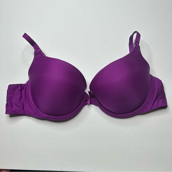Victoria's Secret Purple lined demi Bra 34C - Picture 2 of 6